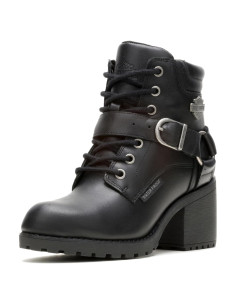 Botín de motocicleta mujer Harley-Davidson Howell negro 11.43 cm