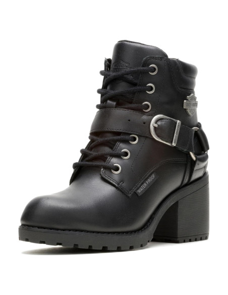 Botín de motocicleta mujer Harley-Davidson Howell negro 11.43 cm