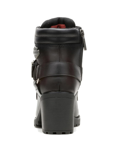 Botín de motocicleta mujer Harley-Davidson Howell negro 11.43 cm