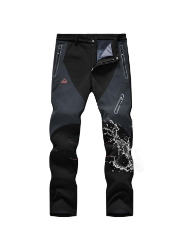 Pantalones de Nieve para Hombre TBMPOY Impermeables 34 Negro