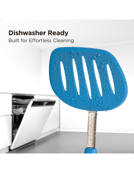 Espátula de Silicona Kitchen Mama WALTZGRIP 29.5cm Azul