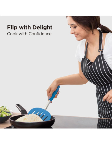 Espátula de Silicona Kitchen Mama WALTZGRIP 29.5cm Azul