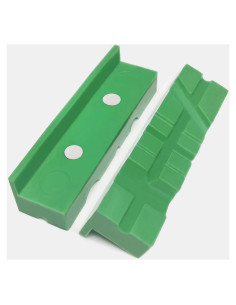 Almohadillas de Mandíbulas de Tornillo MYTEC 115mm TPU Verde 1 par