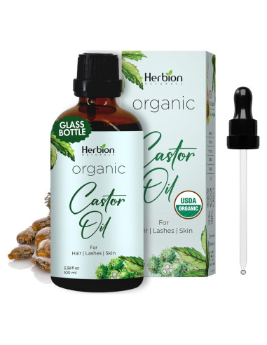 Aceite de Ricino Orgánico Herbion 100% Puro 100 ml