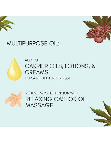 Aceite de Ricino Orgánico Herbion 100% Puro 100 ml