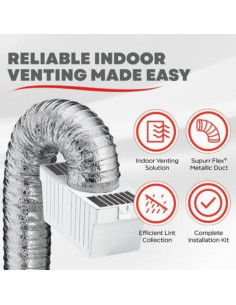 Kit de Trampa de Pelusa Deflecto LTF para Secadora Eléctrica 2