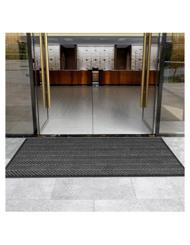 Alfombra Comercial Antideslizante FSL Dormts 0.61x1.22m Gris
