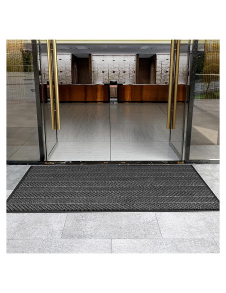 Alfombra Comercial Antideslizante FSL Dormts 0.61x1.22m Gris
