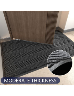 Alfombra Comercial Antideslizante FSL Dormts 0.61x1.22m Gris 2