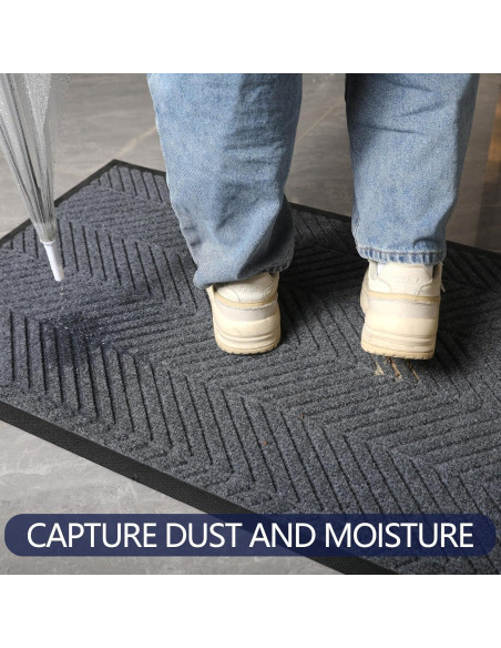 Alfombra Comercial Antideslizante FSL Dormts 0.61x1.22m Gris