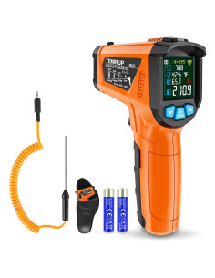 Pistola Termómetro Infrarrojo TEMIRUP -50C a 800C LCD Color