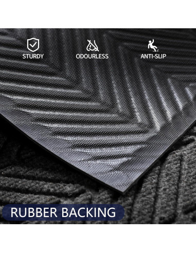 Alfombra Comercial Antideslizante FSL Dormts 0.61x1.22m Gris