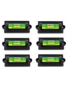 Niveles de Burbuja YOTOM Estándar - 6 Unidades para Nivelación