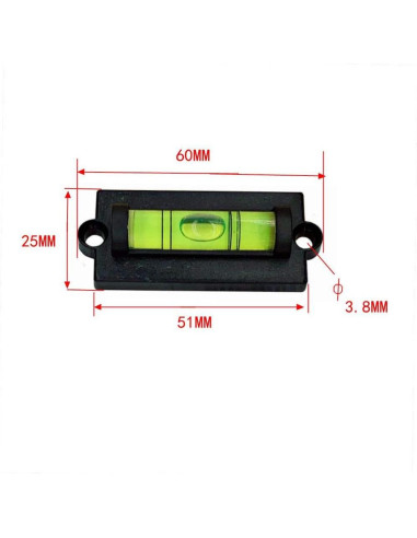 Niveles de Burbuja YOTOM Estándar - 6 Unidades para Nivelación