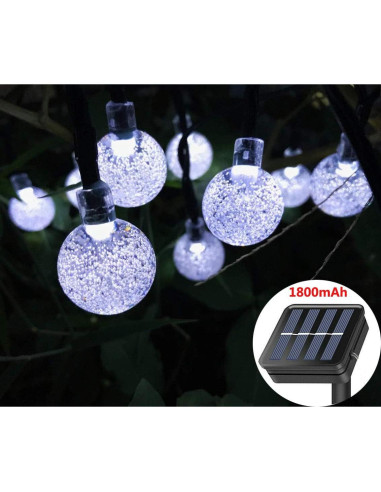 Luces de Cadena Solares SPLOcolor 6m 30 LEDs Impermeables