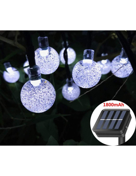 Luces de Cadena Solares SPLOcolor 6m 30 LEDs Impermeables
