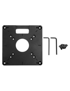 Placa de Inserción de Router Oumefar 6 Piezas Aluminio 6061