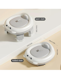 Orinal de Viaje Plegable fyylkj para Niños hasta 22.68 kg 2