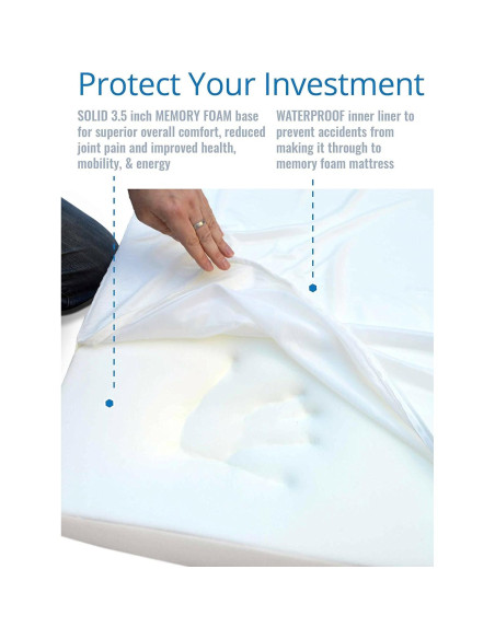 Cama Ortopédica para Perros PetFusion XL 111.8x86.4cm Espuma Memoria