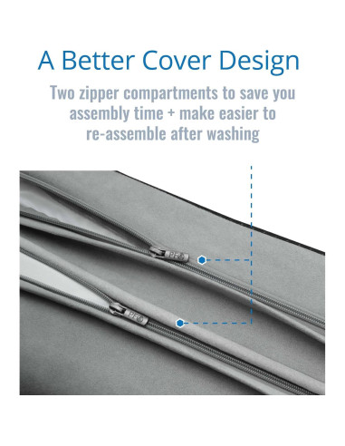 Cama Ortopédica para Perros PetFusion XL 111.8x86.4cm Espuma Memoria