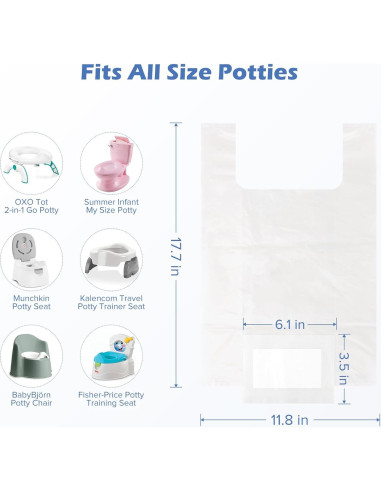 Forros Desechables para Orinal Maliton 30 Paquetes 45.7x29.2cm