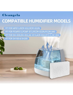 Paquete de 6 Filtros de Humidificador WF813 Equate Relion ProCare 2