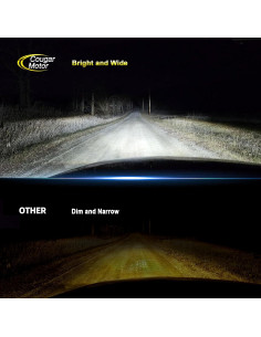 Bombillas H7 Cougar Motor K16 6000K - Paquete de 2 2