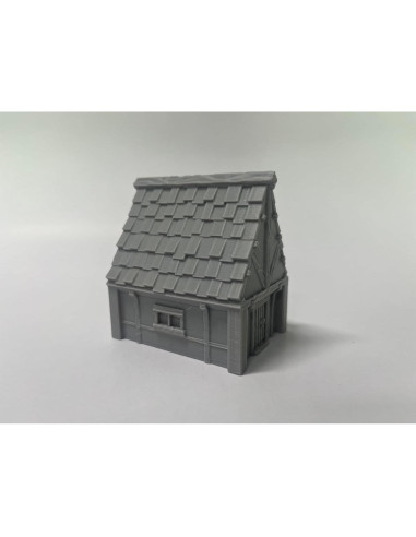 Miniatura de Edificios Medievales Hautico para Juegos RPG 18mm