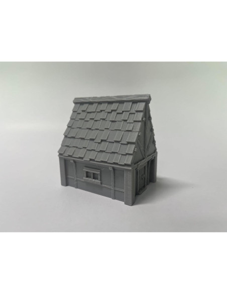 Miniatura de Edificios Medievales Hautico para Juegos RPG 18mm