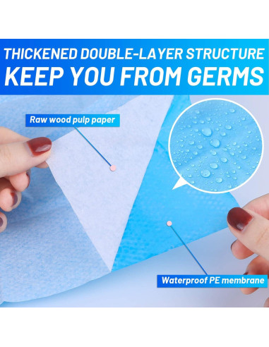 30 Cubiertas de Asiento de Inodoro Desechables XL Mckanti