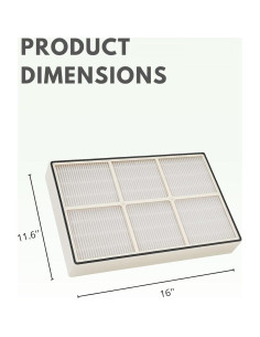 Filtro HEPA Nispira para Purificador Whirlpool AP150 AP250 2