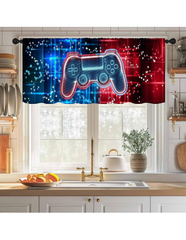 Cortina Valance Lnepty para Niños 137x46 cm Juego-3