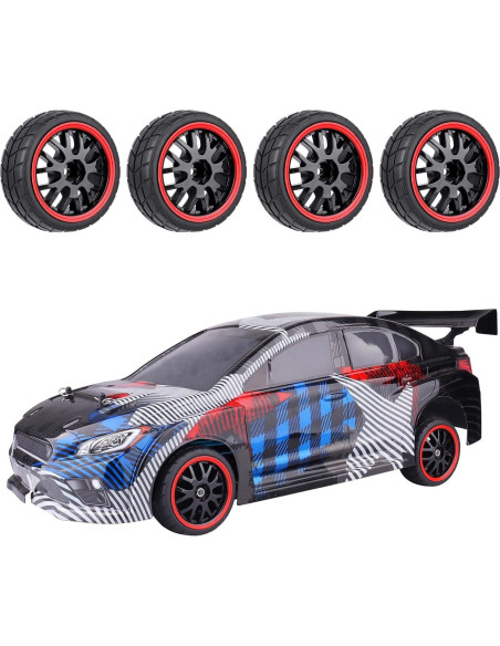 Ruedas y Neumáticos HobbyPark 12mm Hex 1/10 Caucho Blando