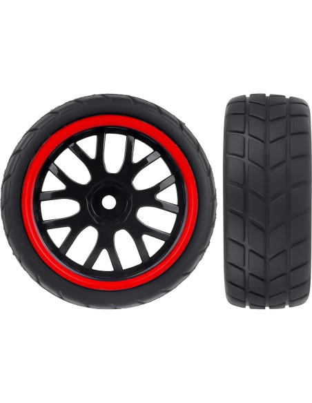 Ruedas y Neumáticos HobbyPark 12mm Hex 1/10 Caucho Blando