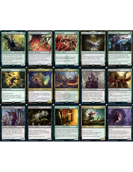 Baraja Commander Magic The Gathering Golgari Chatterfang 100 cartas