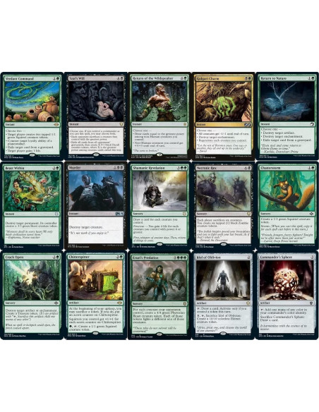 Baraja Commander Magic The Gathering Golgari Chatterfang 100 cartas