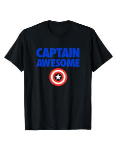 Camiseta Captain America Marvel - Logo Escudo - Hombre