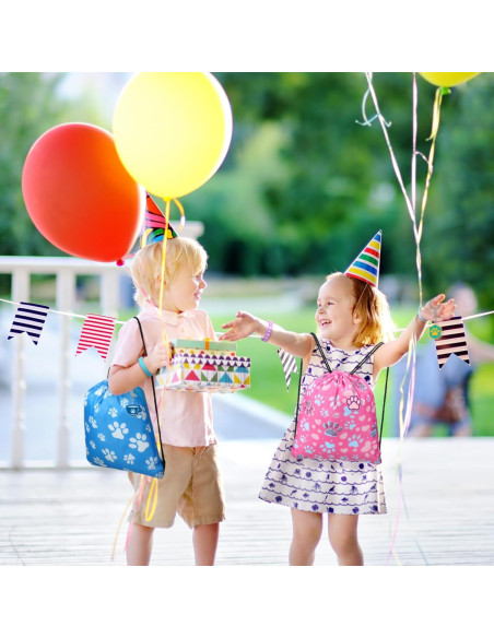 Set de Fiesta de Perro Talltalk 48 Pcs con Huellas de Patas