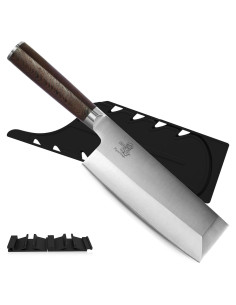 Cuchillo Nakiri 18 cm RyoriNinja de Acero Inoxidable Profesional