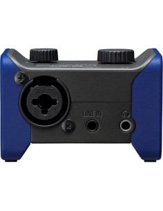 Interfaz de Audio Zoom AMS-22, 1 Entrada XLR/TRS, 2 Salidas, Loopback 2