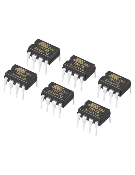 Microcontrolador ATtiny85 DIP-8 8 bits 8KB Flash FYWDJZJ