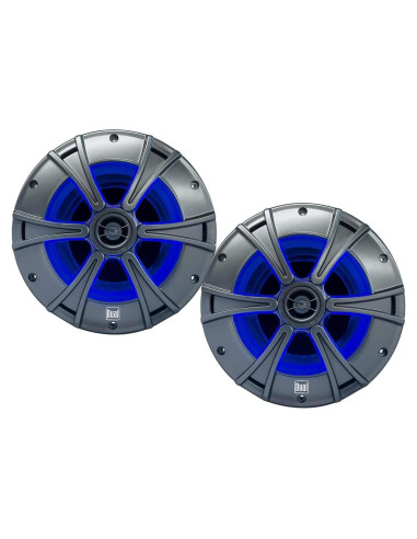 Altavoces Marinos Dual Electronics DMS8027 8" 2 Vías LED Azul