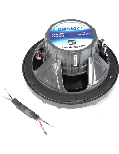 Altavoces Marinos Dual Electronics DMS8027 8" 2 Vías LED Azul