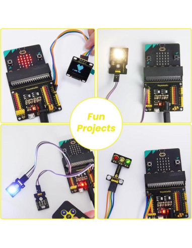 Kit de Inicio 45 Sensores Keyestudio para Micro:bit V2.2
