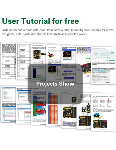 Kit de Inicio 45 Sensores Keyestudio para Micro:bit V2.2