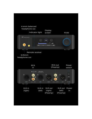 Amplificador de Auriculares Aune N7 Clase A Discreto 1.93kg