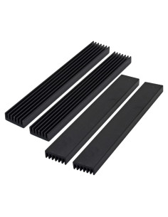 4 Disipadores de Calor de Aluminio 100x14x6mm Jeteokar