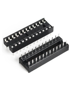 10 Pcs Zócalos IC DIP 24 Pin 2.54 mm WOWOONE