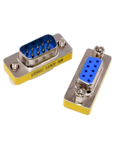 Adaptador de cambio de género DB9 macho a hembra VUOGYWINRI