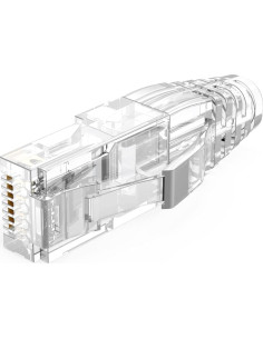 Conectores RJ45 CableCreation Cat6 50 Piezas con Botas Alivio 2